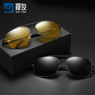 China Fashion Sunglasses Men Anti-UV Polarized Designer Sun Glasses Fast Delivery Sunglasses Metal Frame Custom Men Sun Glasses for sale