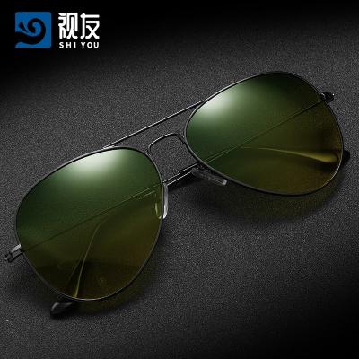 China Fashion Sunglasses High Quality Anti-Glare Sunglasses Ally Frame Men Polarized Sunglasses Day Night Unisex Sunglasses for sale