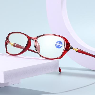 China Frameless in running women's blue light designs HD fashion thinoptics reading glasses anti 1.75 for sale