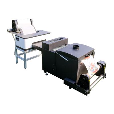 China pet transfer film printing machine 1390 dtf a3 printer for white dark t-shirt with white ink for sale