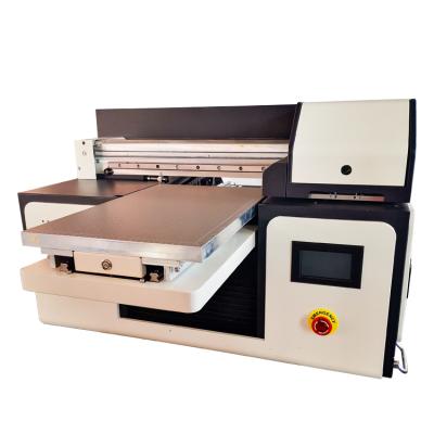 China Hotels A3 xp600 double heads uv led digital dtg printer varnish uv flatbed printer with embossing for sale