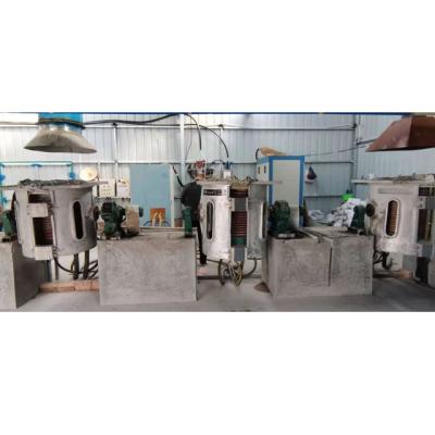 Chine Metal Melting Scrap 300kg 500kg 1Ton Cans Electromagnetic Induction Metal Melting Furnace à vendre