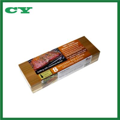 China Easily cleaned 8 PACKS Cedar Grilling Planks - perfect for SALMON, FISH, STEAK, VEGGIES and more for sale