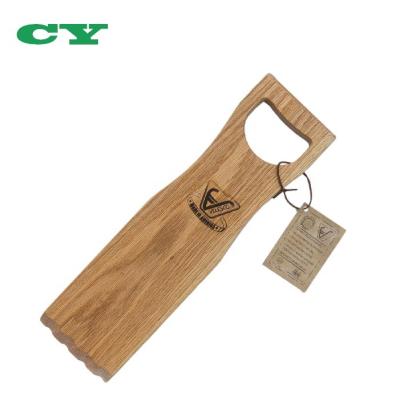 China Easily Cleaned Wire Pile Free Red Oak Wood GRILL Wood Grill Scraper for sale