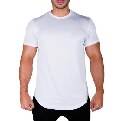 China 2022 Men's Aplet Hot QUICK DRY Quick Dry Gym T-shirt Crewneck T-shirt Polyester Mesh Workout T-shirts Polyester Short Sleeve Sportswear T-shirt For Man for sale