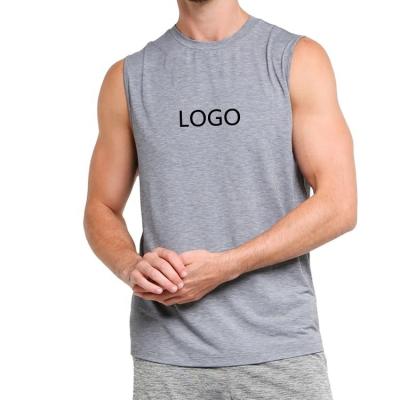 China QUICK DRY Mens Tank Tops Wholesale Gym Workout Street Style O-Neck Custom Made High Quality Tanks For Men for sale