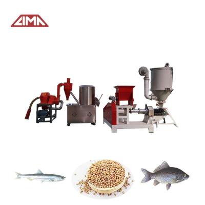 Chine Product feed for small fish feed production equipment DGP40 40-60kg/h floating fish feed extruder pellet feed production line Bangladesh à vendre