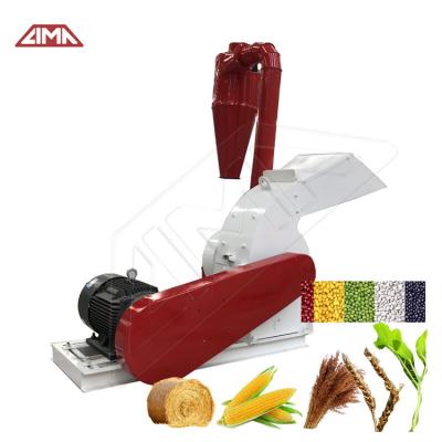 Chine 150-200kg/h straw corn crusher and weate crusher hammer mill machine for grains à vendre