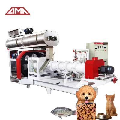 Chine Fish Animal Feed Extruder Pet Food Processing Machinery Floating Fish Food Catfish Feed Pellet Making Mill Factory Dog Food Extruder So à vendre