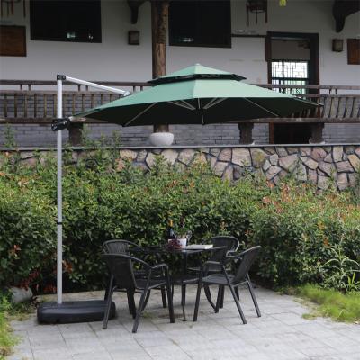 China Design Waterproof Outdoor Aluminum Sunshade Rome Garden UV Protective Umbrella For Beach Restaurant for sale