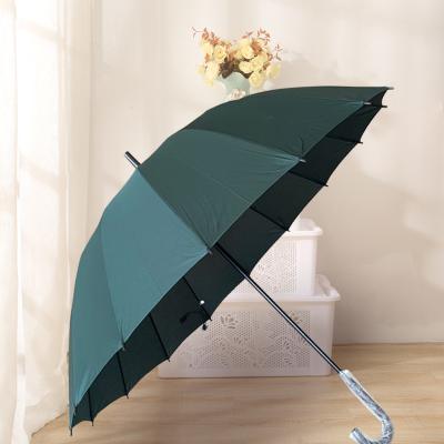 China Disassembly Large Straight Size 16K Umbrella Windproof Good Quality With Logo Prints for sale