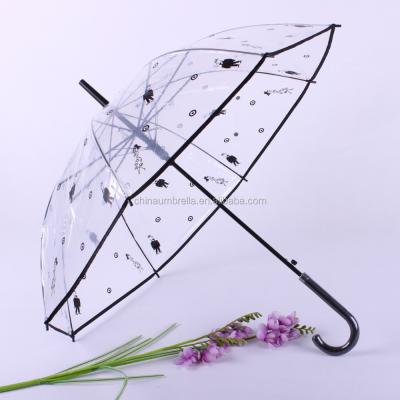 China Transparent PVC Umbrella PVC Umbrella for sale