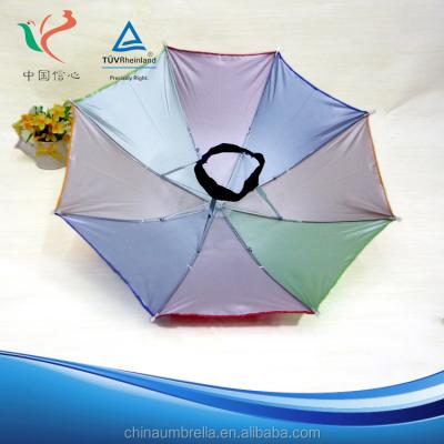 China Polyester 2017 New Inventions For Promotional Parasol Logo Supporter Umbrella Customized Hat for sale