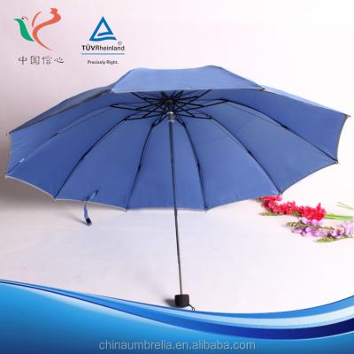 China Three Umbrella Low Cost Fabric 190T Density Four Small Sunshade And Rain Fold Fold Umbrella for sale