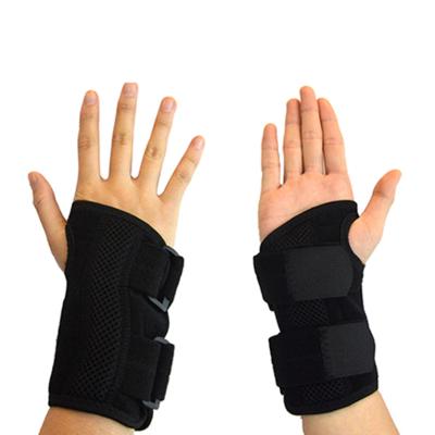 China Universal Adjustable Fit 100% Polyester Arm Compression Hand Support Splint Carpal Tunnel Wrist Brace for sale