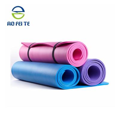 China 2018 best selling durable gel eco yoga anti-slip mat 10mm for sale