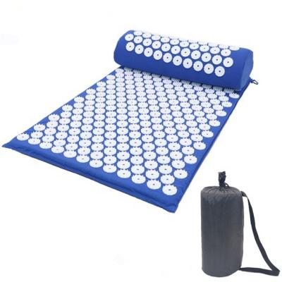 China Hot Selling Body Realsin Yoga Massager Cushion ABS Eco Material Yoga Acupressure Spikes Mat for sale