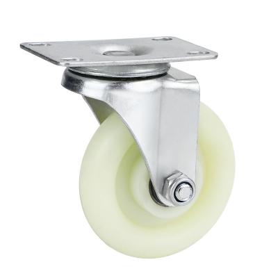 China Factory Wholesale 3 inch caster nylon wheel swivel heavy duty plates for sale