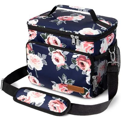 China Large Capacity Waterproof Custom Women's Sublimation Cooler Bags Lunch Bag 12 Boxes Seg Beer Picnic Cooler Medium Bag for sale