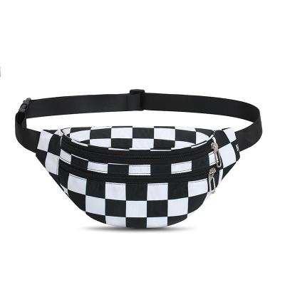 China New Water Proof Women Belt Bags Trend Chest Packs Bum Bag Fanny Pack Custom Test Pattern Waist Nylon Bags For Women for sale