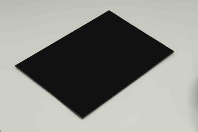 China Polyethylene Black  Brushed Aluminium Composite B1 Fireproof  Acp Sheet 3mm for sale