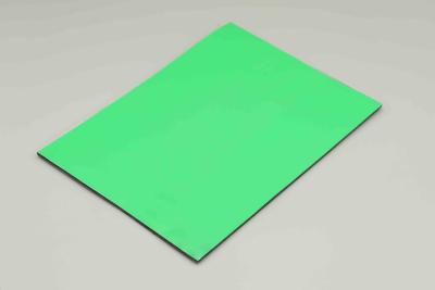 China Apple Green 1.22M  Pvdf Acp Sheet Mirror Finish Acp Colour Sheet For Curtain Walls for sale