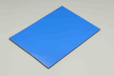 China See Blue PE Aluminium Composite Panel 0,3cm Acm Blech 4x8 Acp Blech für den Innenraum zu verkaufen