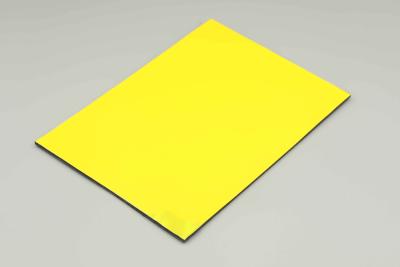 China Bright Yellow PVDF Aluminum Composite Panel B1 A1 Acp Sheet Design For Home Interior for sale