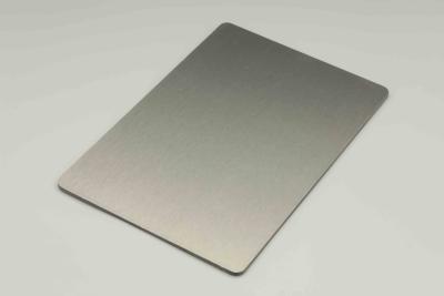 China Stainless Steel Brushed Acm Acm Facade Panels 4MM 1.22 X 2.44 Meter for sale