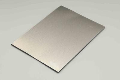 China 4MM 1220 X 2440MM Brushed Aluminium Composite Sheet Wall Acp Panel HDPE Coated for sale