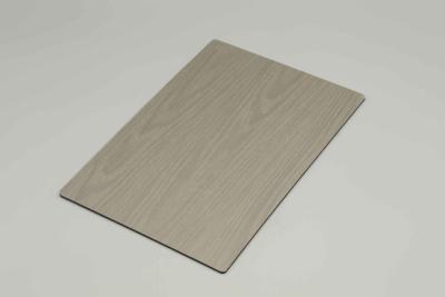 China OEM Size Grey Wood Finish Acp Sheets 1220MM X 2440MM Wood Grain Acm Panels for sale