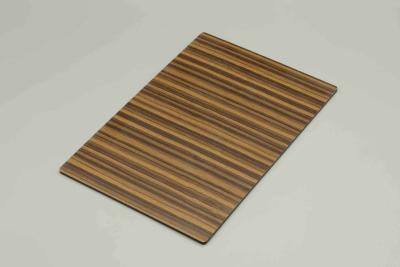 China Henna Zebras Alu Wood Grain Acm Panels Uv Resistance Mirror Composite Panel for sale