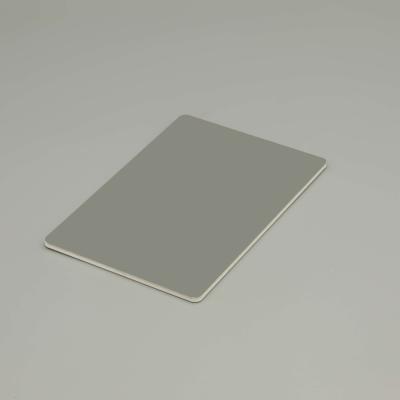 China 1000mm 1500mm Fire Rated Aluminium Composite Panel Grey Fire Retardant Acp for sale