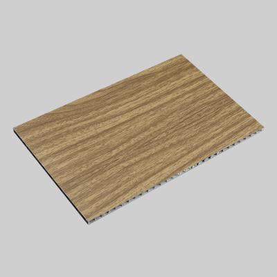 China Walnut Aluminium Honeycomb Roof Panel 3MM 4 X 8FT Aluminum Composite Panel for sale