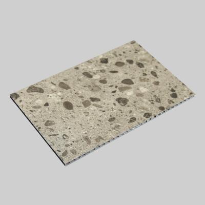 China Anti Scratch Dark Terrazzo Aluminum Honeycomb Board 3MM Exterior Wall Cladding 1.22 X 2.44m for sale