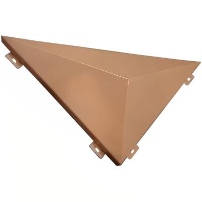 China Triangle Brushed Aluminium Veneer 3D Surface Aluminum Sheet Metal  Customized for sale