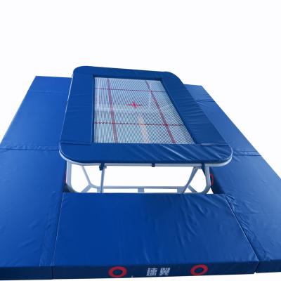 China With big bed cheap professional gymnastics net trampoline jump protector for sale for sale