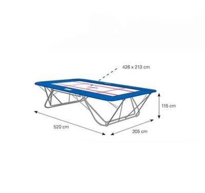 China With square trampoline gymnastics net hot sale factory price big protector for sale