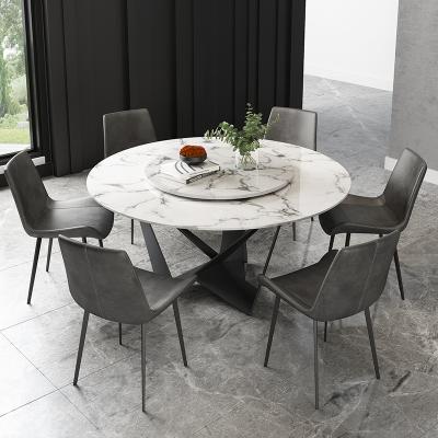 China Contemporary Wholesale Modern Solid Wood Iron Art Dining Table Sets for sale