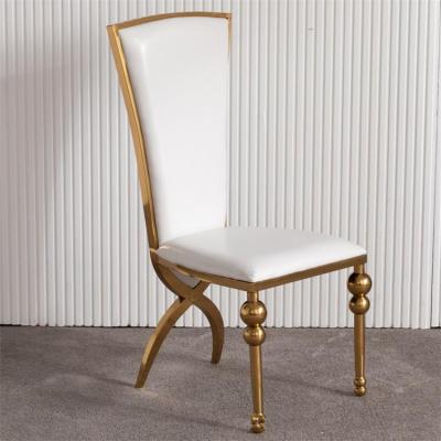 China Durable Focus On Custom Stainless Steel Dining Chair Banquet Chair for sale