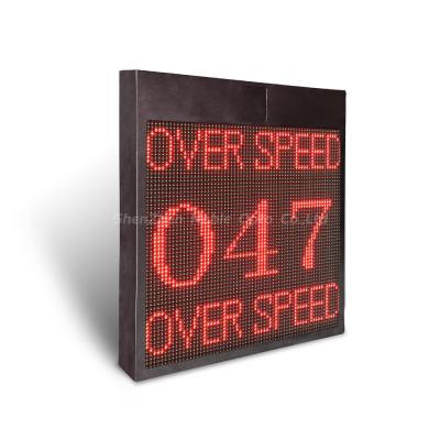 China Speed Limit LED Display VMS Radar Signs with S485 CE and FCC Certified for sale