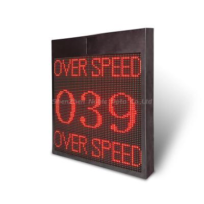 China IP54 Solar Powered LED Radar Speed Signs with Phone App Control for sale