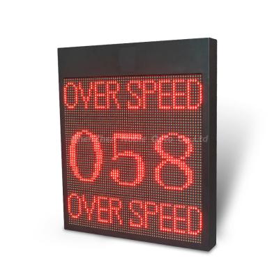 China Radar Speed Display Traffic Control Flashing Speed Limit Signs For Construction Section for sale