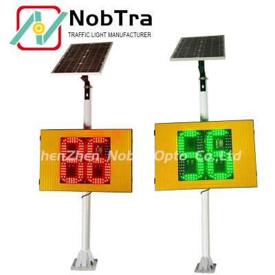 China Display LED com energia solar Pólis montado Radar sinal de velocidade para medição de velocidade à venda