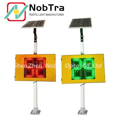 China 9.1KG Weight Solar Radar Traffic Signal with Phone App Parameter Control for sale