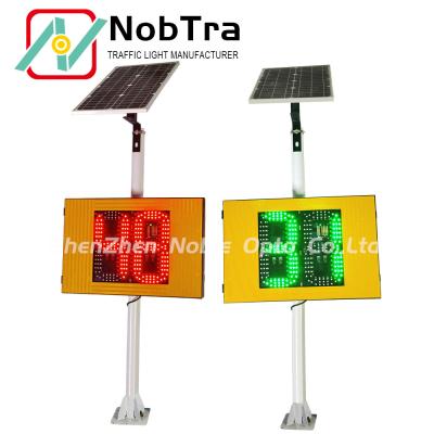 China CE Certified 2 Color Solar Radar Traffic Signal for Overspeed Enforcement for sale