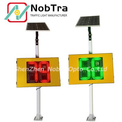 China IP54 Weatherproof Solar Radar Traffic Signal for High Durability Ce Certification for sale