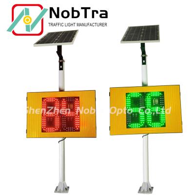 China Sistema de faro de radar solar de 60 watts IP54 12VDC Voltado de trabajo Rojo y verde en venta