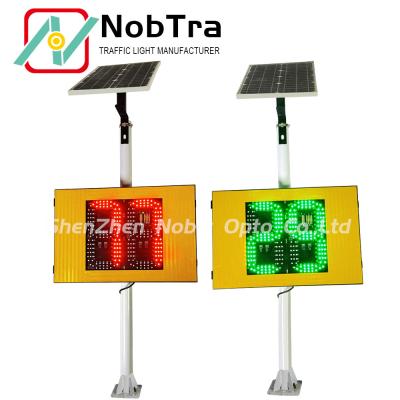 China Detección de radar solar de 60 W con señal de límite de velocidad roja y verde en venta