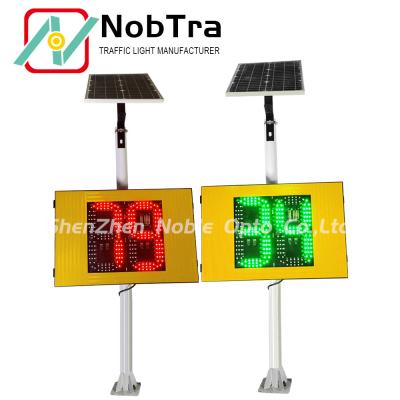 China Registro de exceso de velocidad de la hoja laminada en frío Sistema de faro de tráfico solar 9.1KG Peso de la pantalla en venta